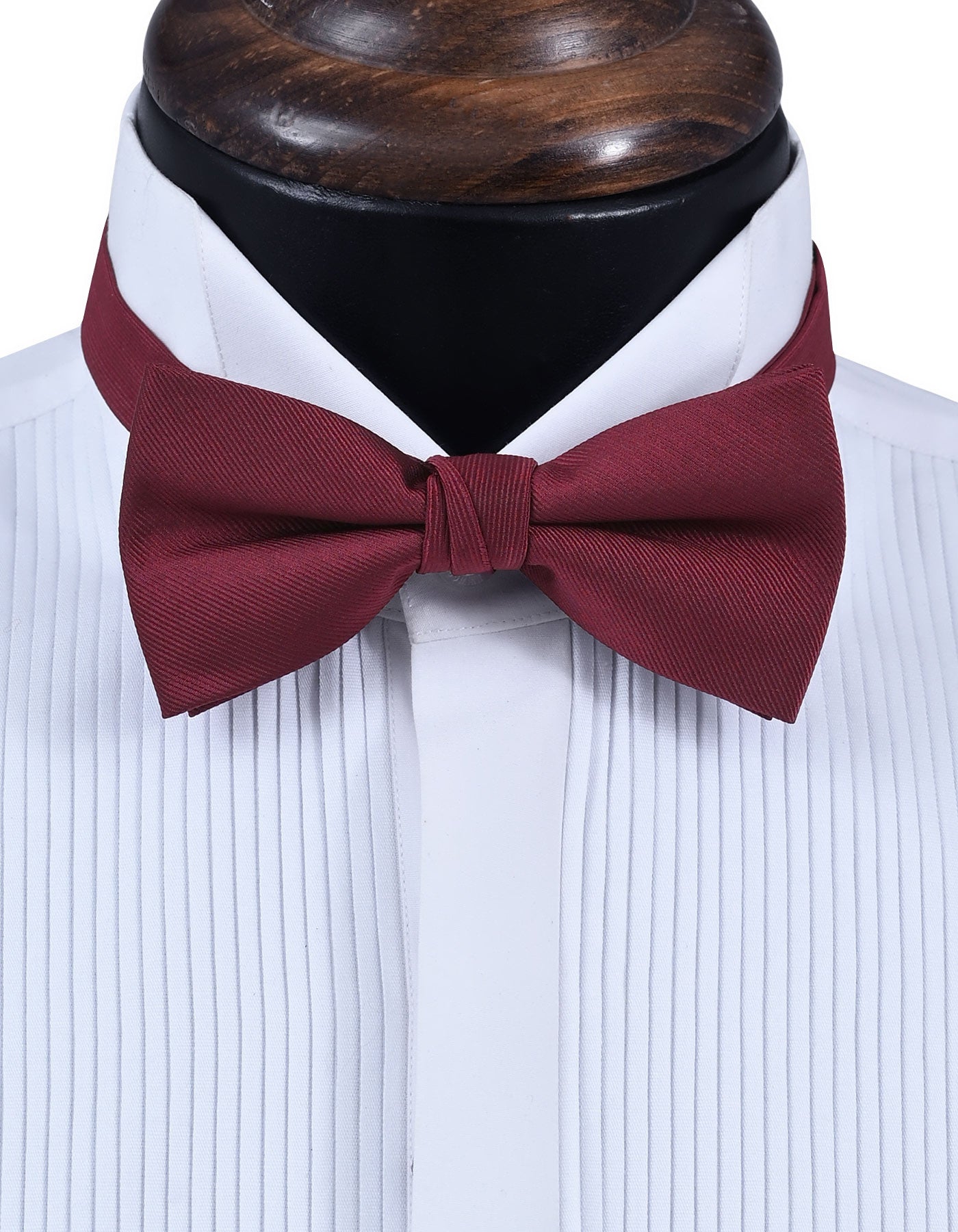 Burgundy Butterfly Bow Tie