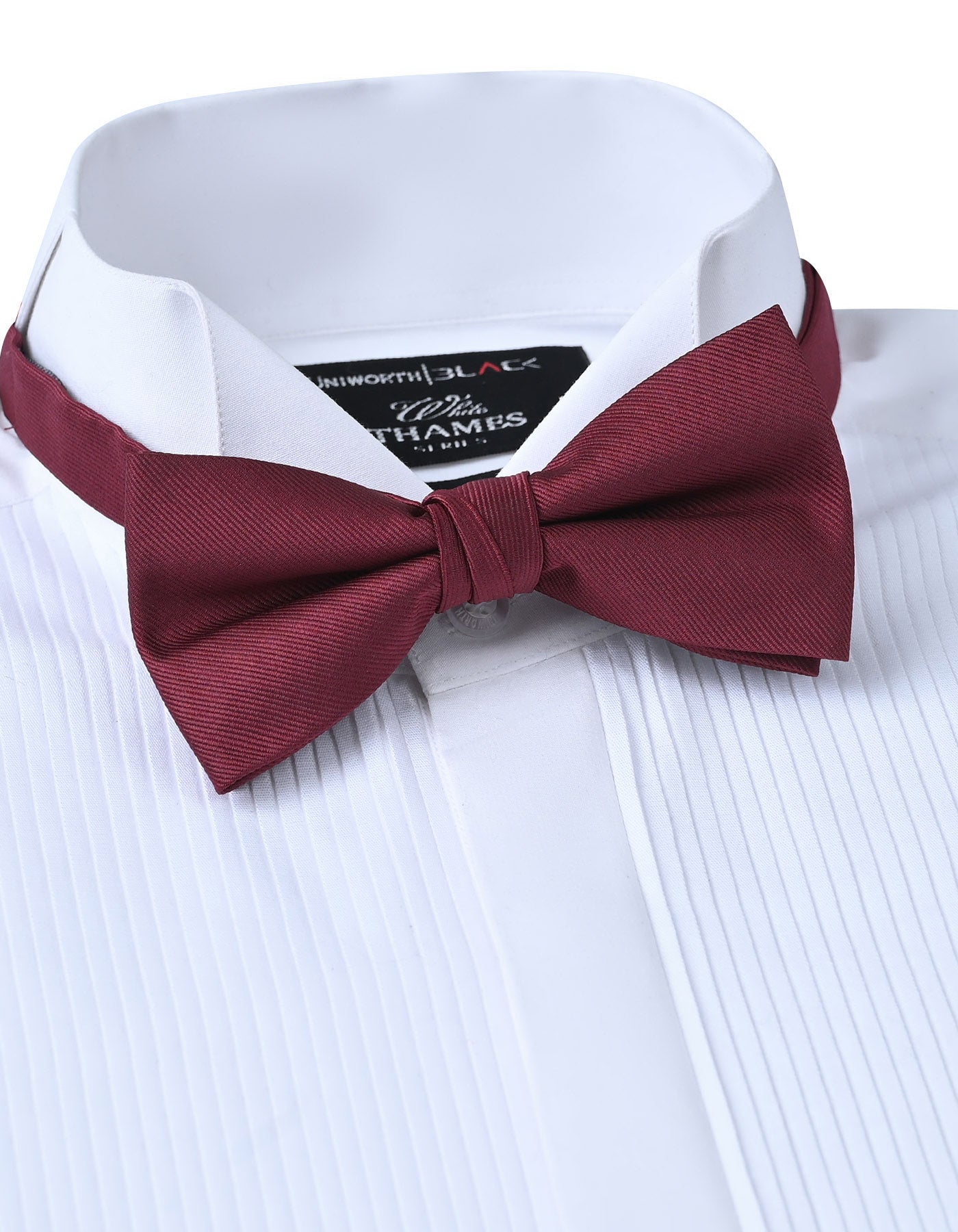 Burgundy Butterfly Bow Tie