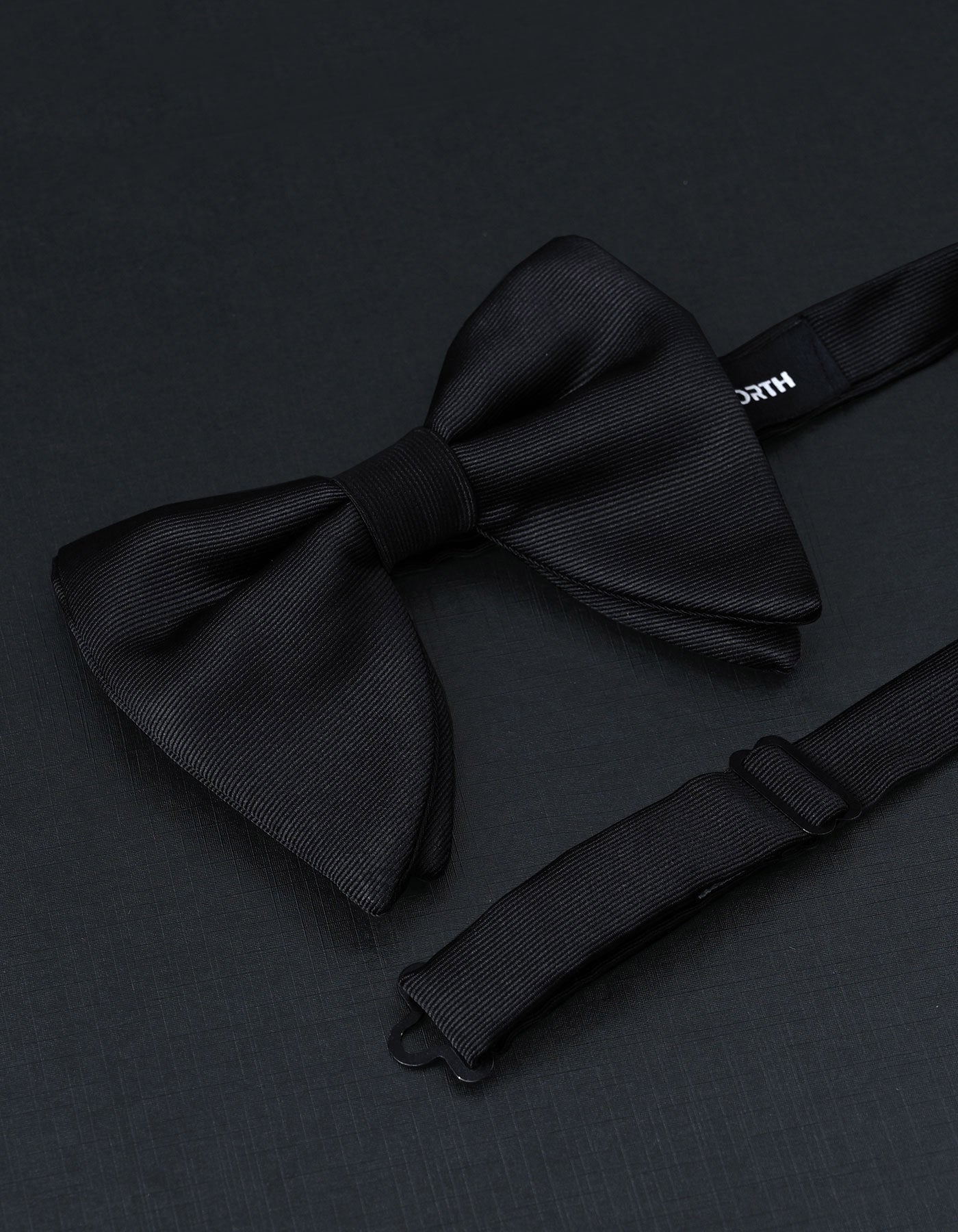 Black Butterfly Extra Wide Bow Tie