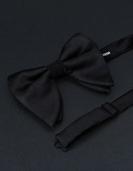 Black Butterfly Extra Wide Bow Tie