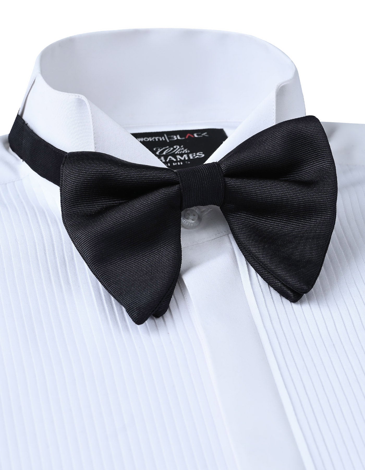 Black Butterfly Extra Wide Bow Tie