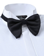 Black Butterfly Extra Wide Bow Tie
