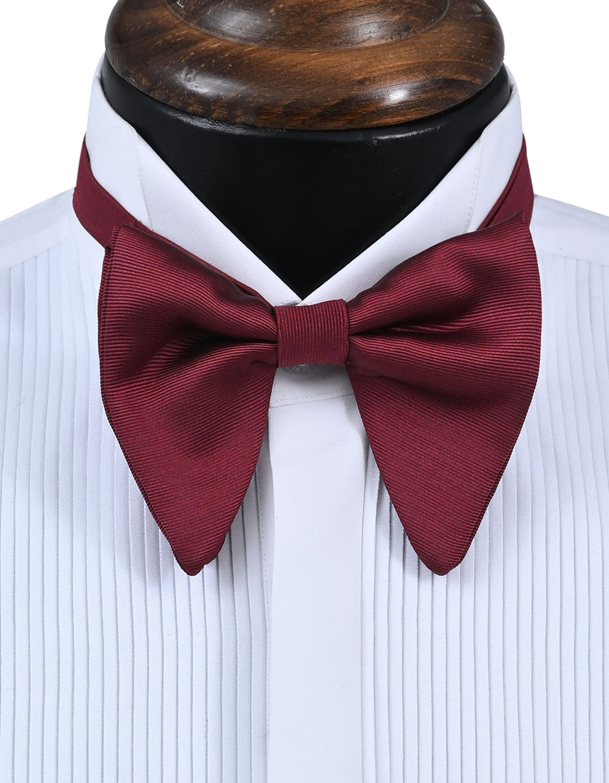 Maroon Butterfly Extra Wide Bow Tie
