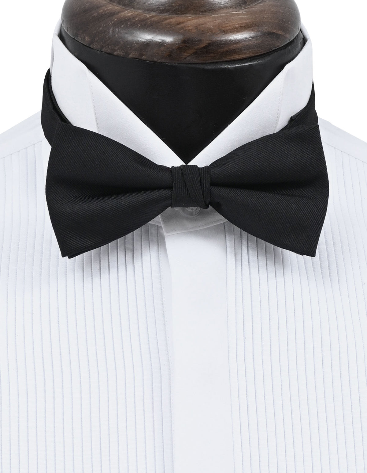 Black Plain Butterfly Bow Tie