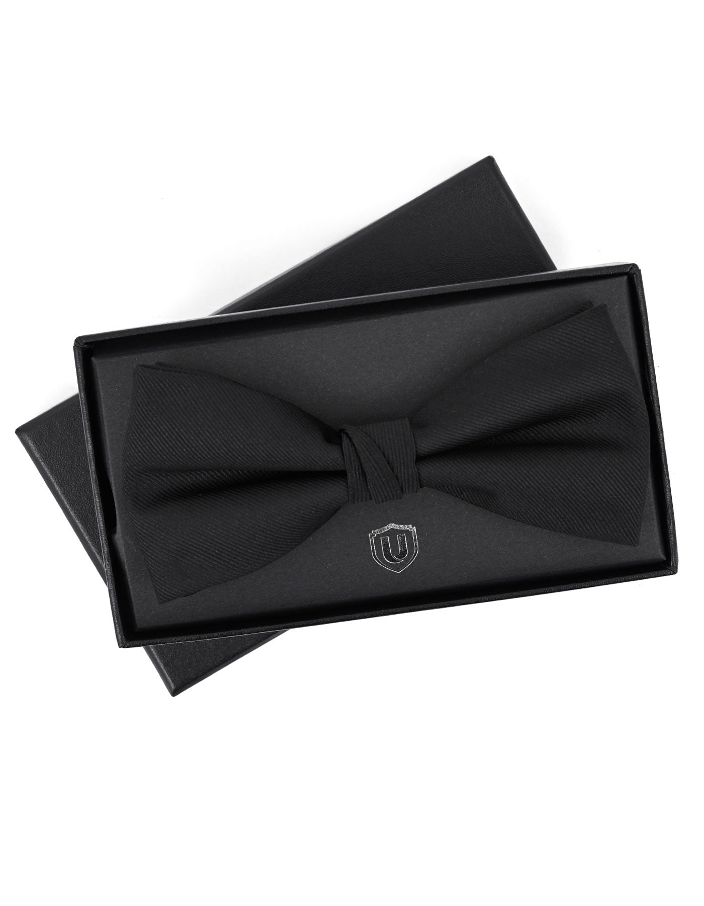 Black Plain Butterfly Bow Tie