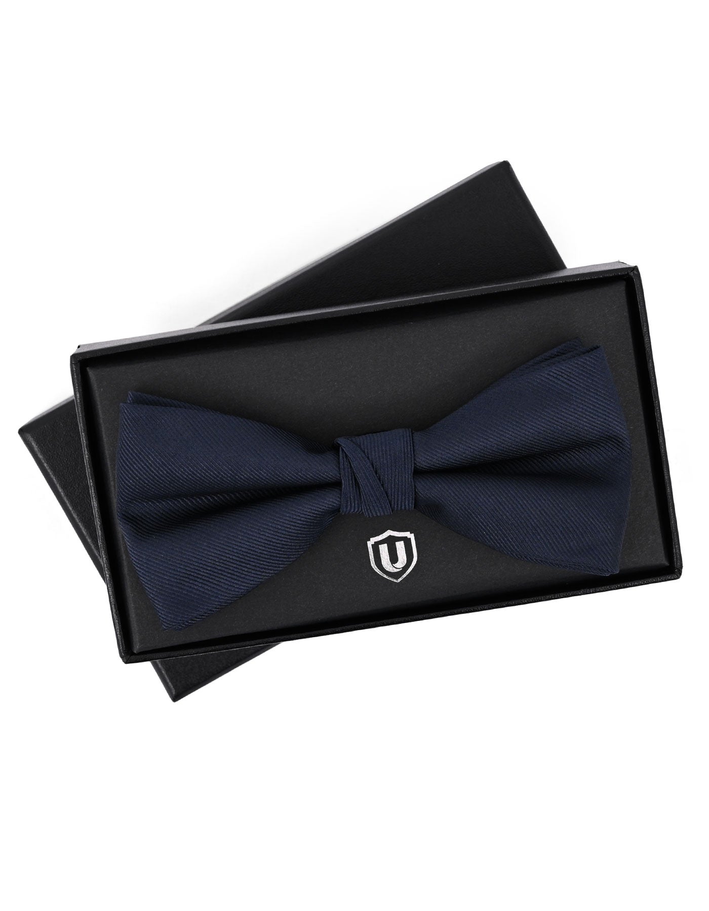 Navy Plain Butterfly Bow Tie