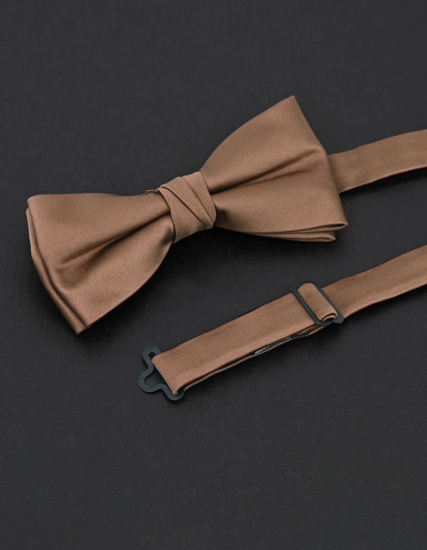 Brown Plain Butterfly Bow Tie