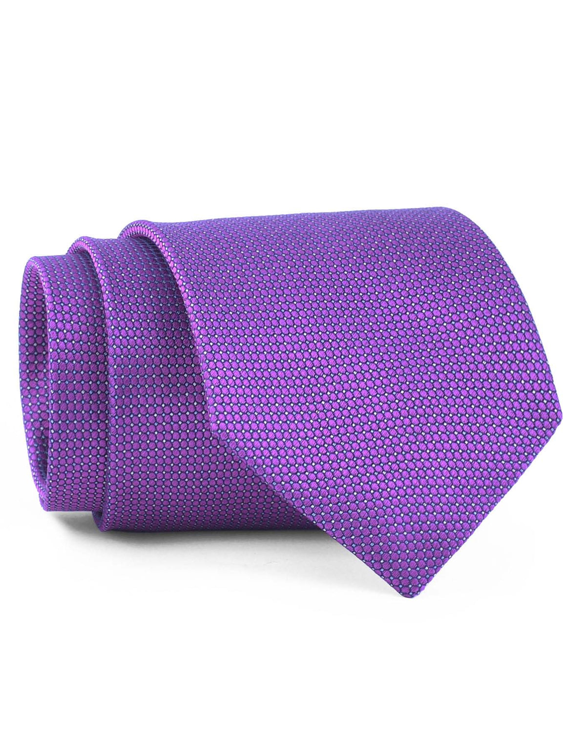 Purple Geometric Tie