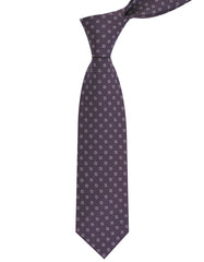 Burgundy Geometric Tie