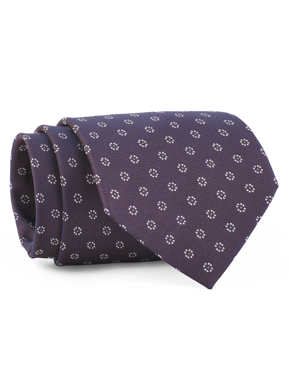 Burgundy Geometric Tie