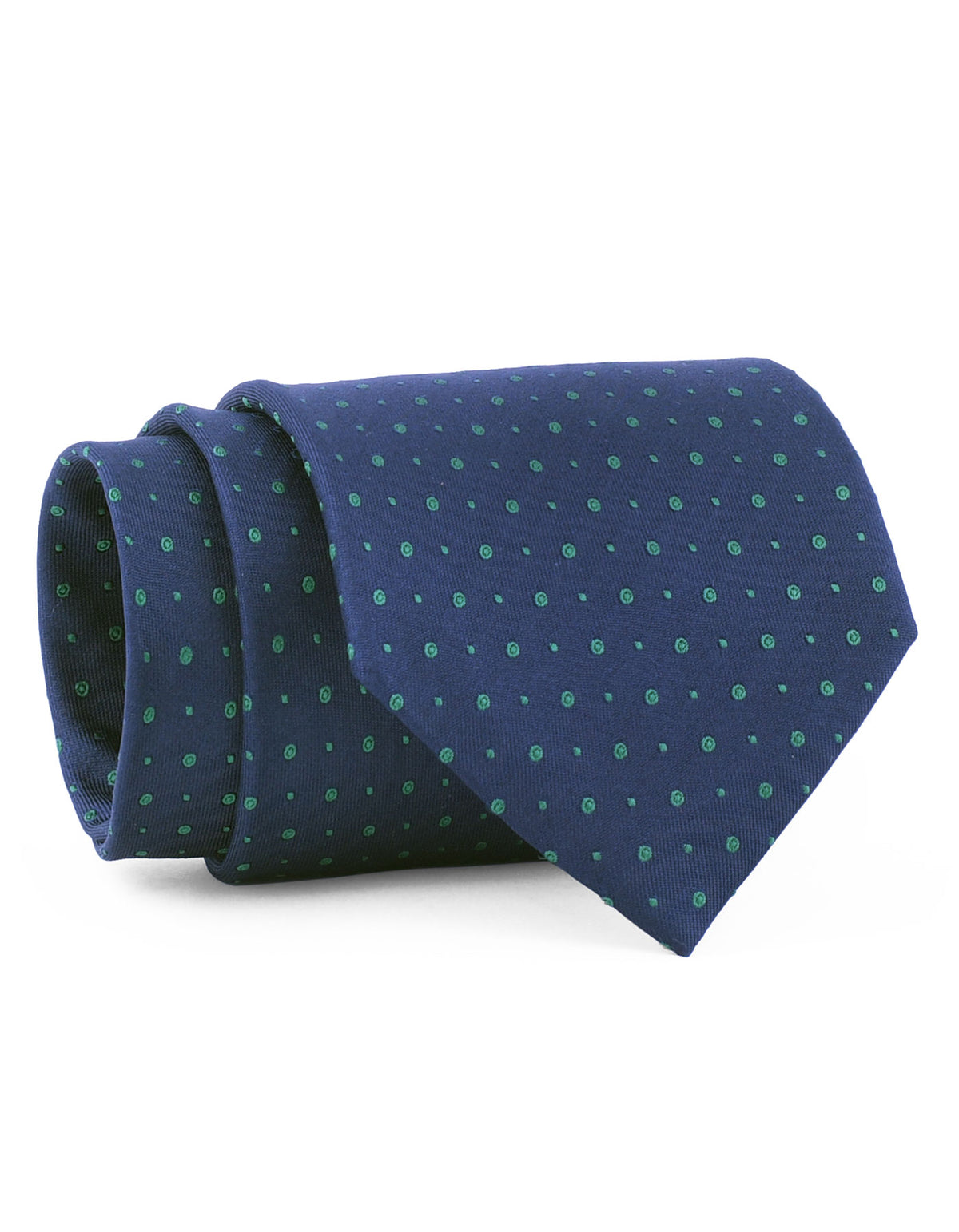 Blue/Green Geometric Tie
