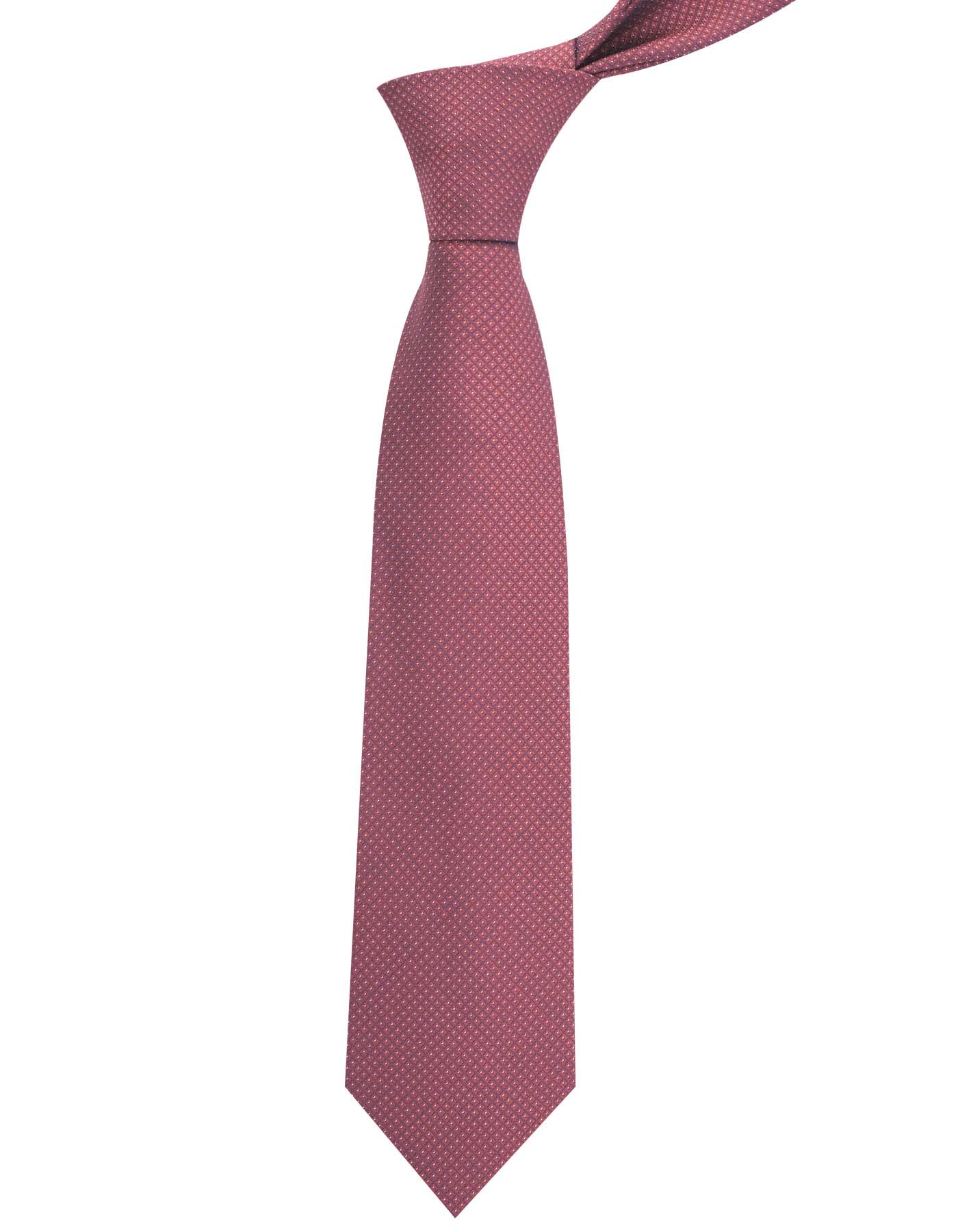 Burgundy Geometric Tie