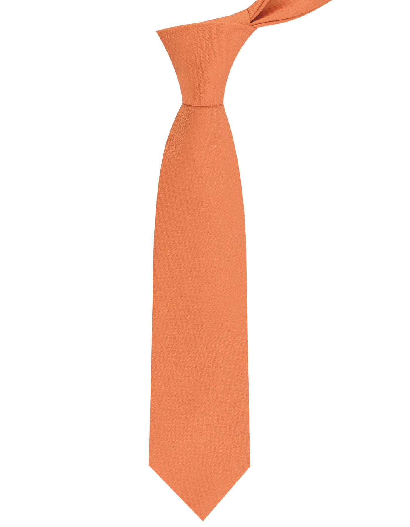 Plain Orange Tie