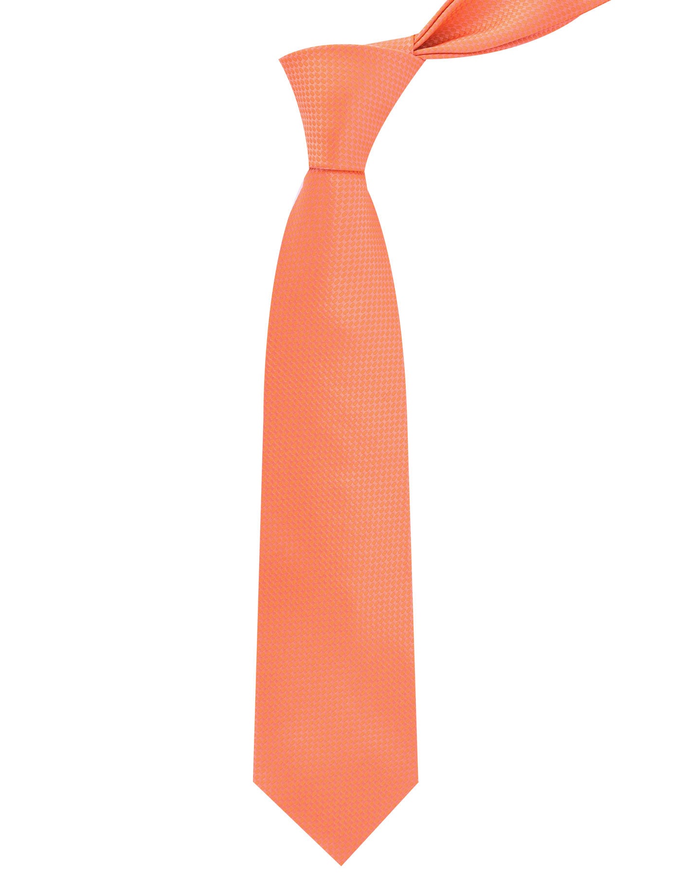 Peach Plain Tie