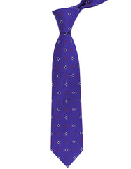 Blue/Red Geometric Tie