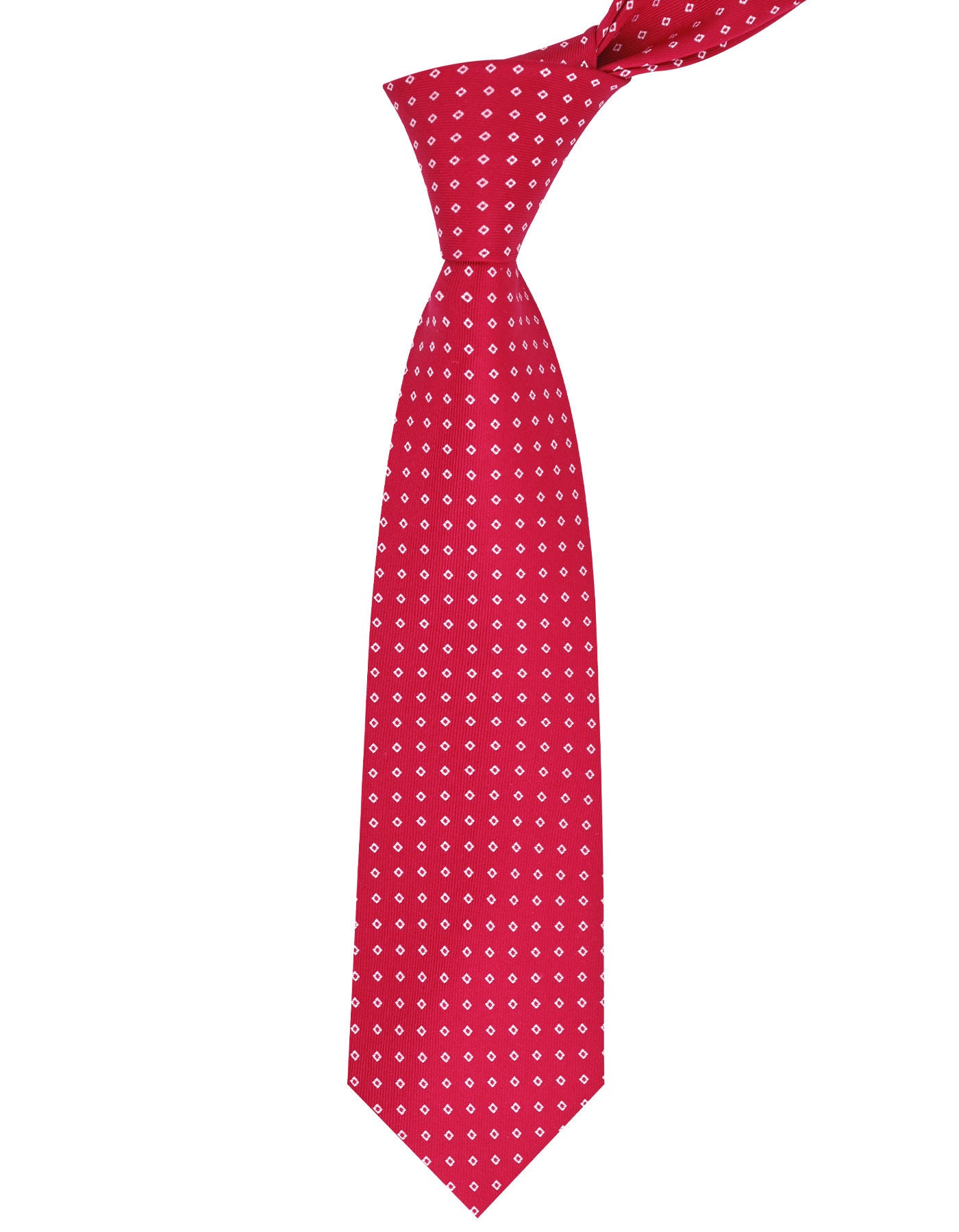 Red Geometric Tie