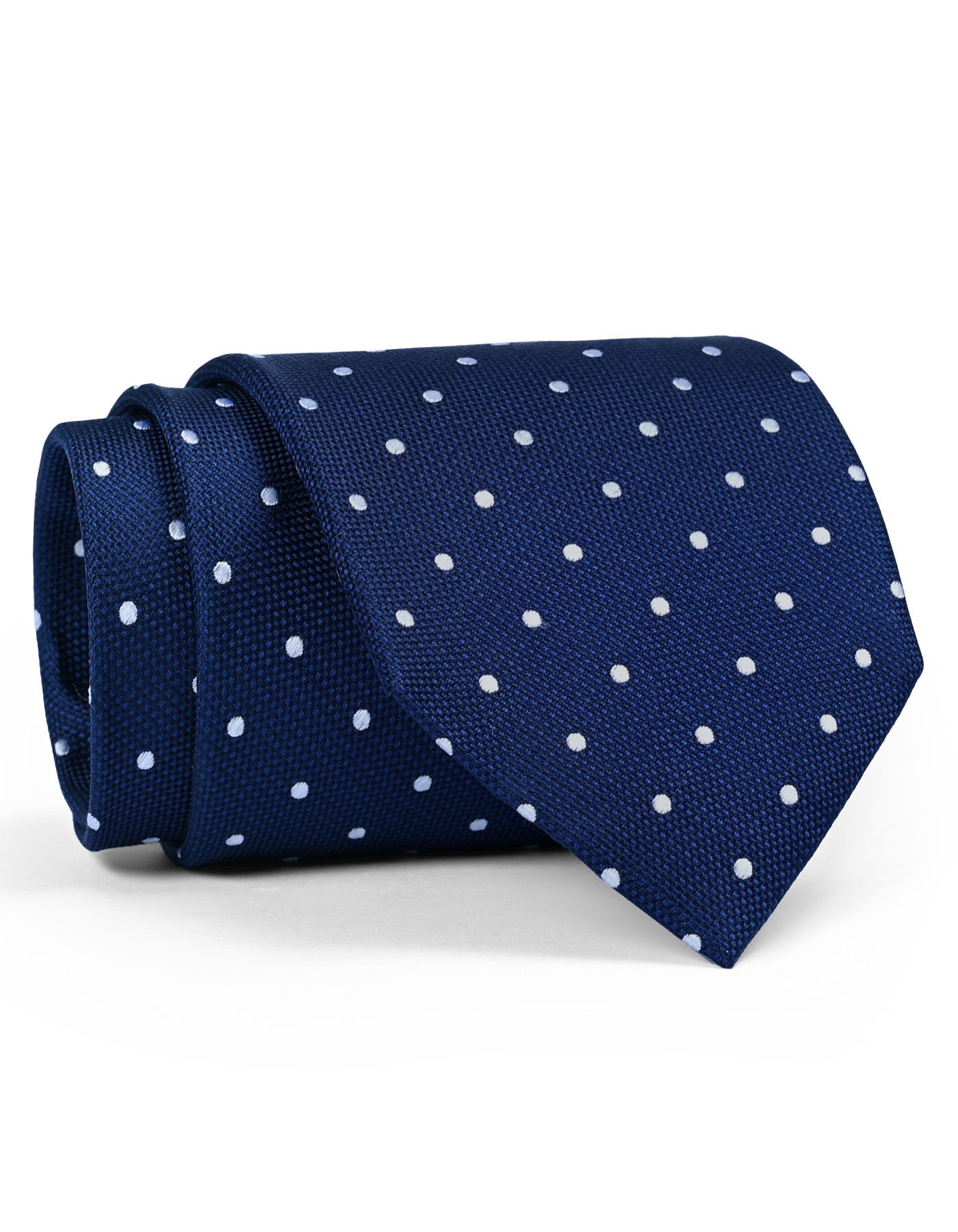 Navy Dotted Tie