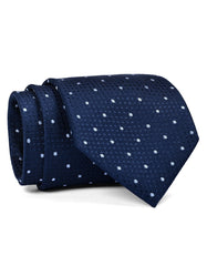 Navy Dotted Tie