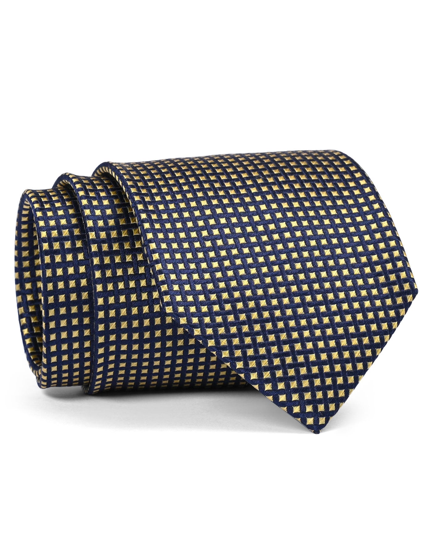 Yellow Geometric Tie