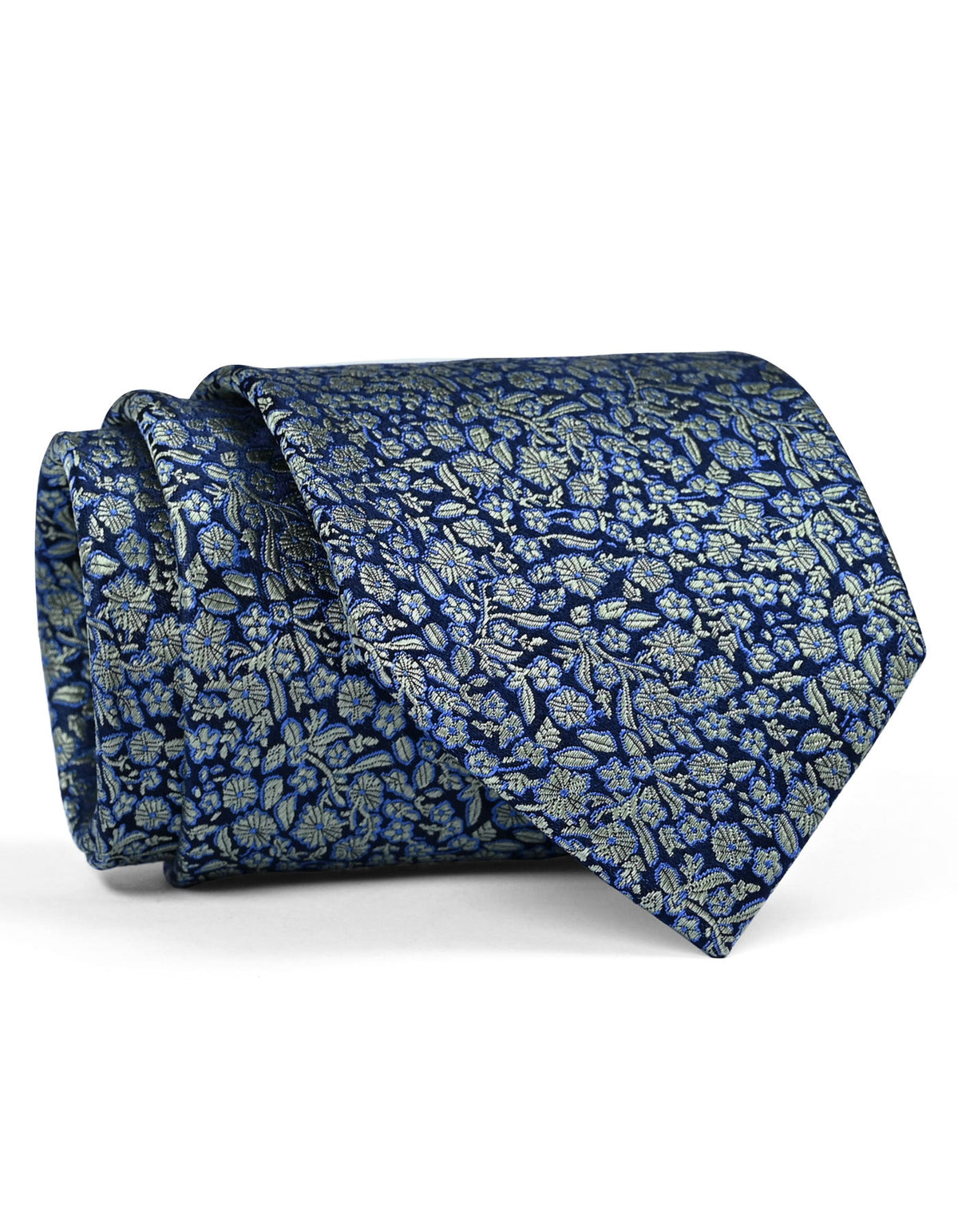Navy Floral Tie