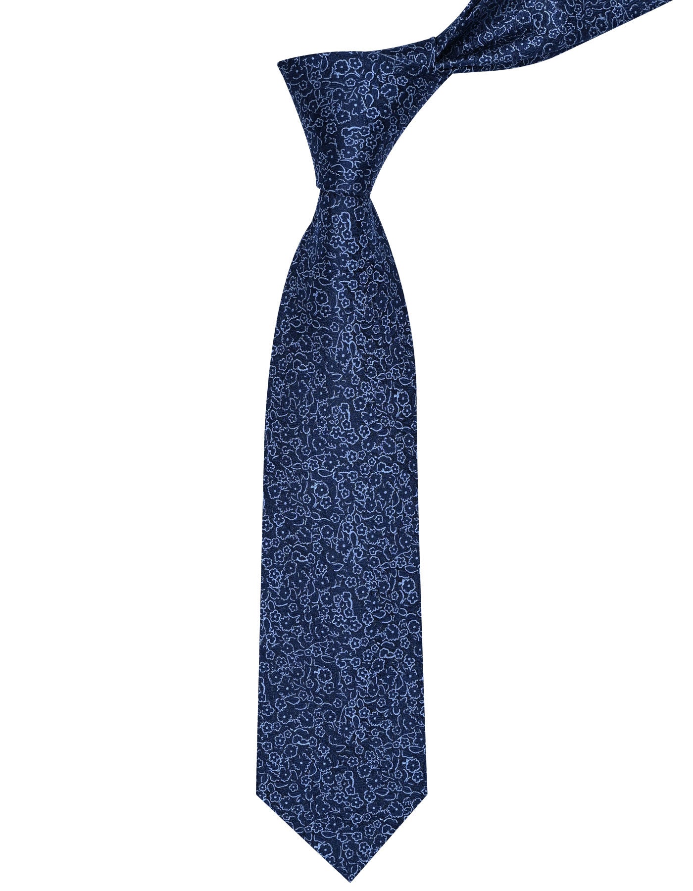 Navy Floral Tie