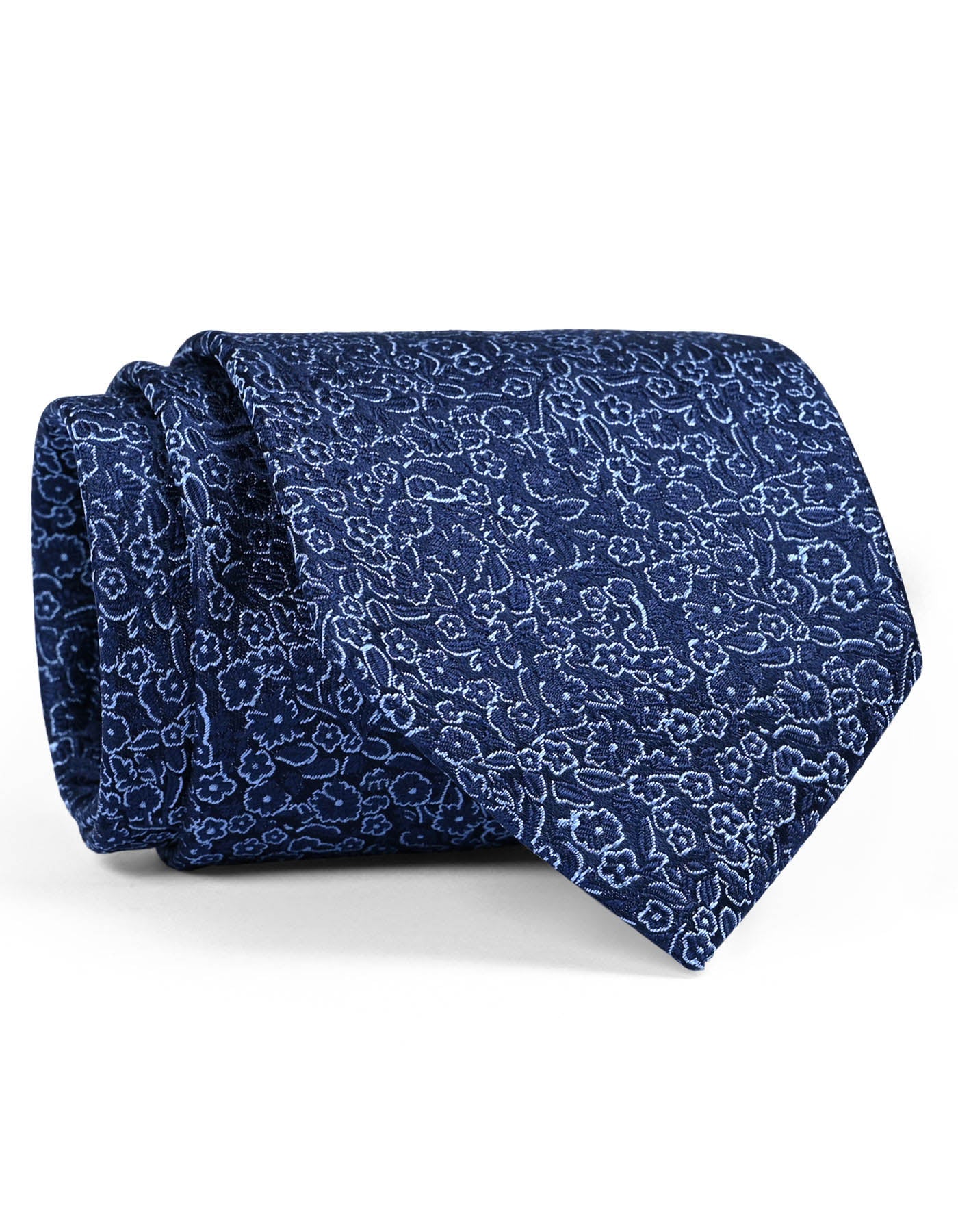 Navy Floral Tie