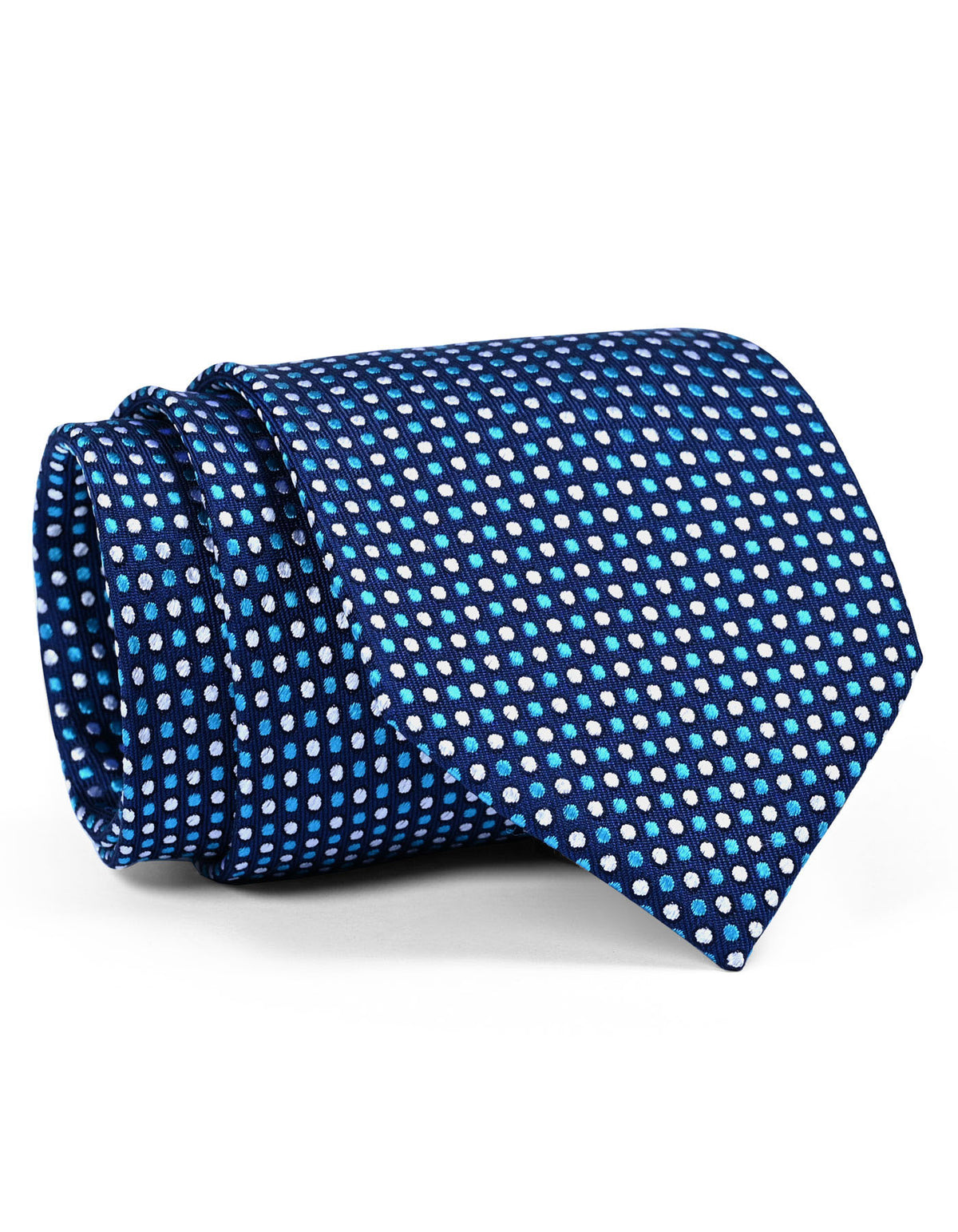 Navy Dotted Tie