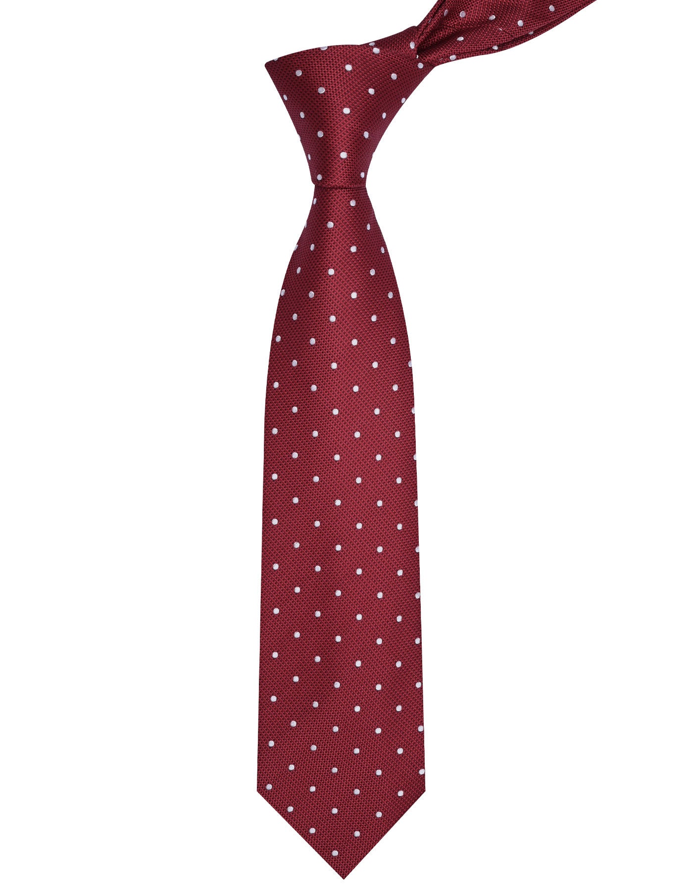Red Dotted Tie