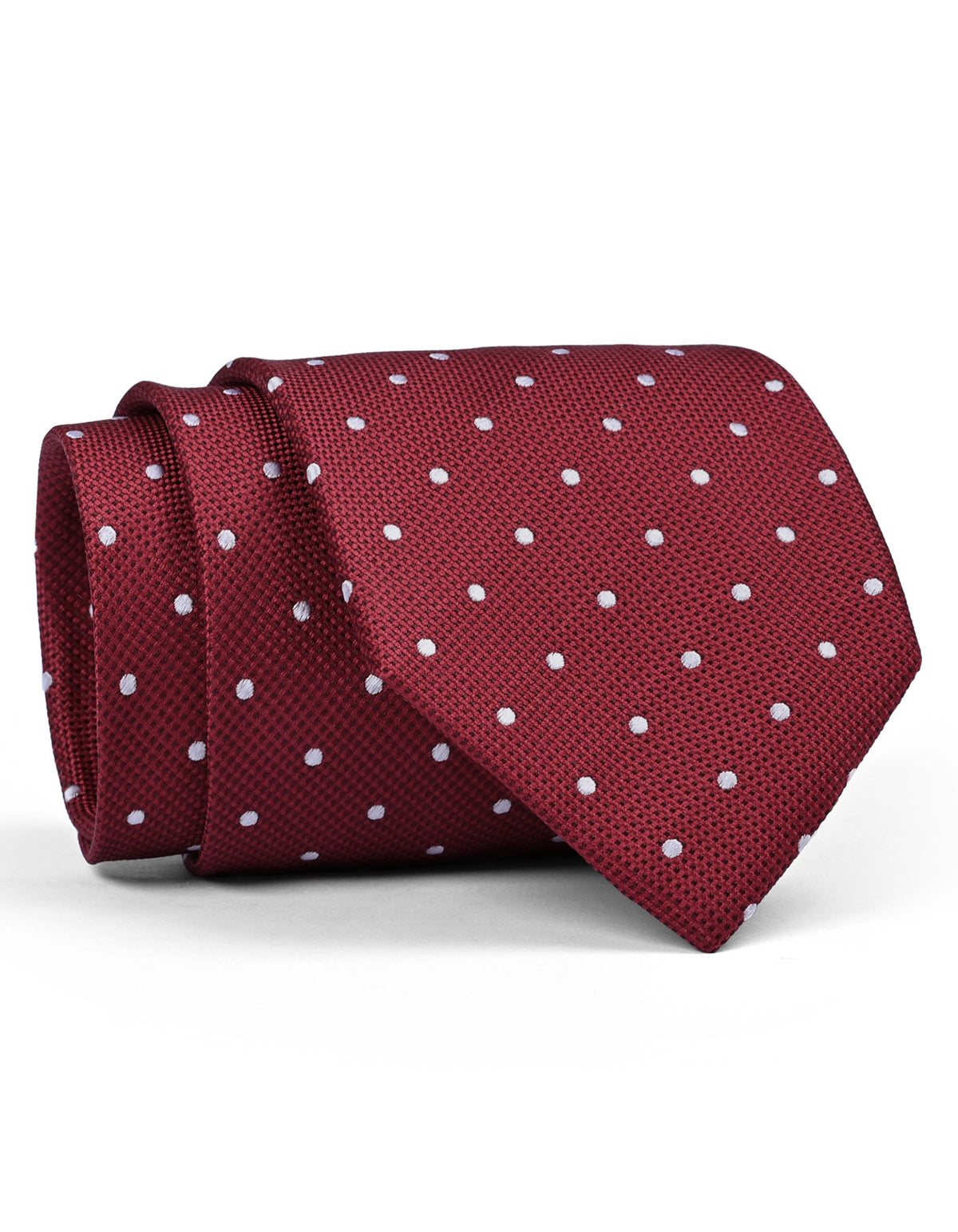 Red Dotted Tie