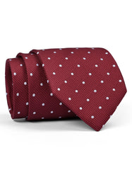 Red Dotted Tie