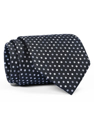 Black Dotted Tie