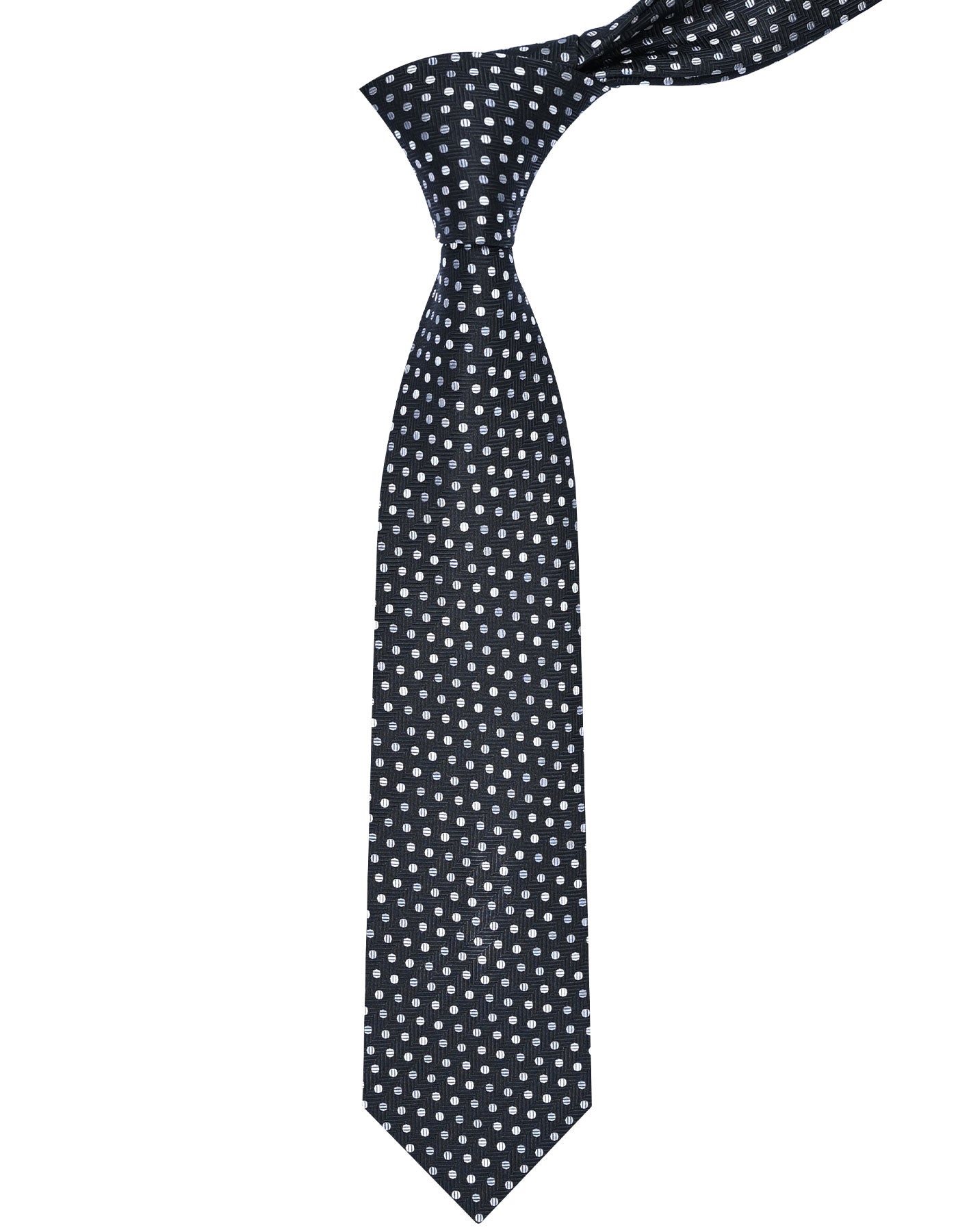 Black Dotted Tie