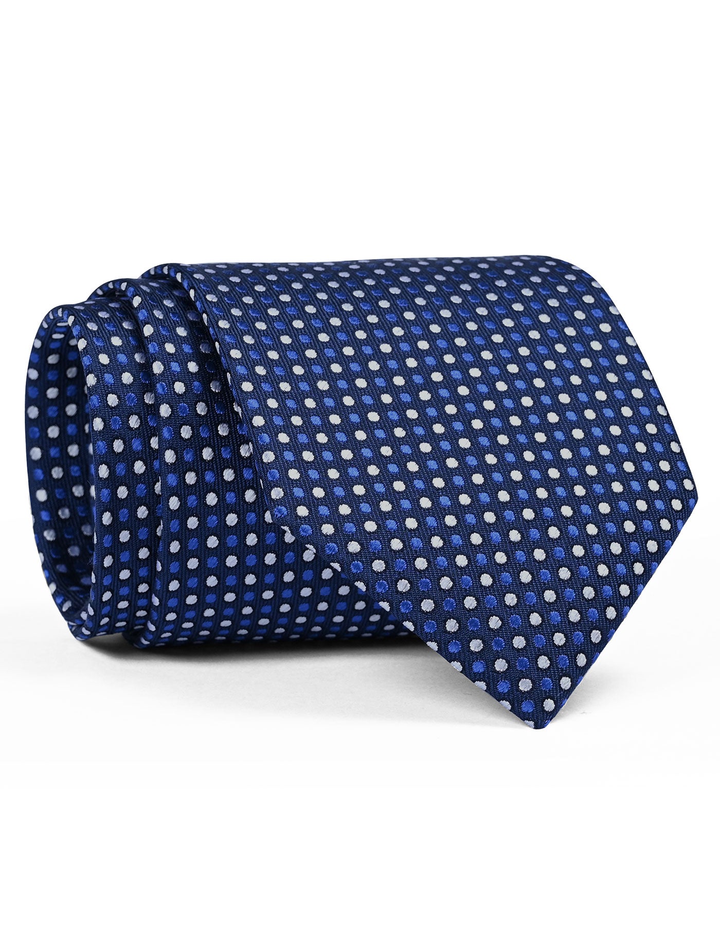 Blue Dotted Tie