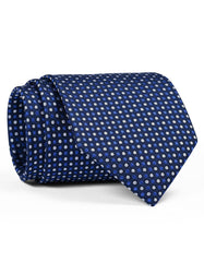 Blue Dotted Tie