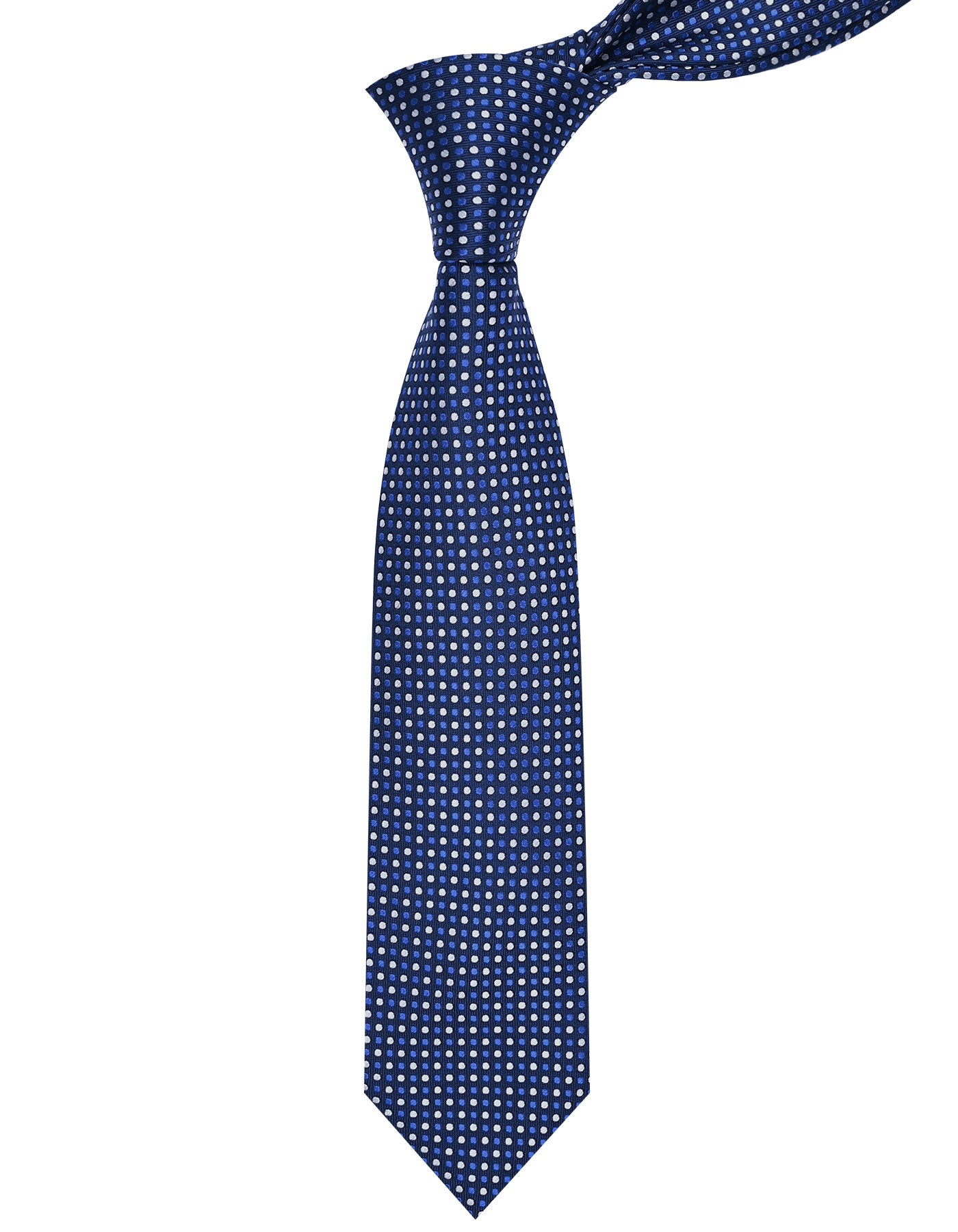 Blue Dotted Tie