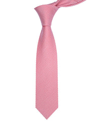 L Pink Geometric Tie