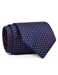 Navy Geometric Tie