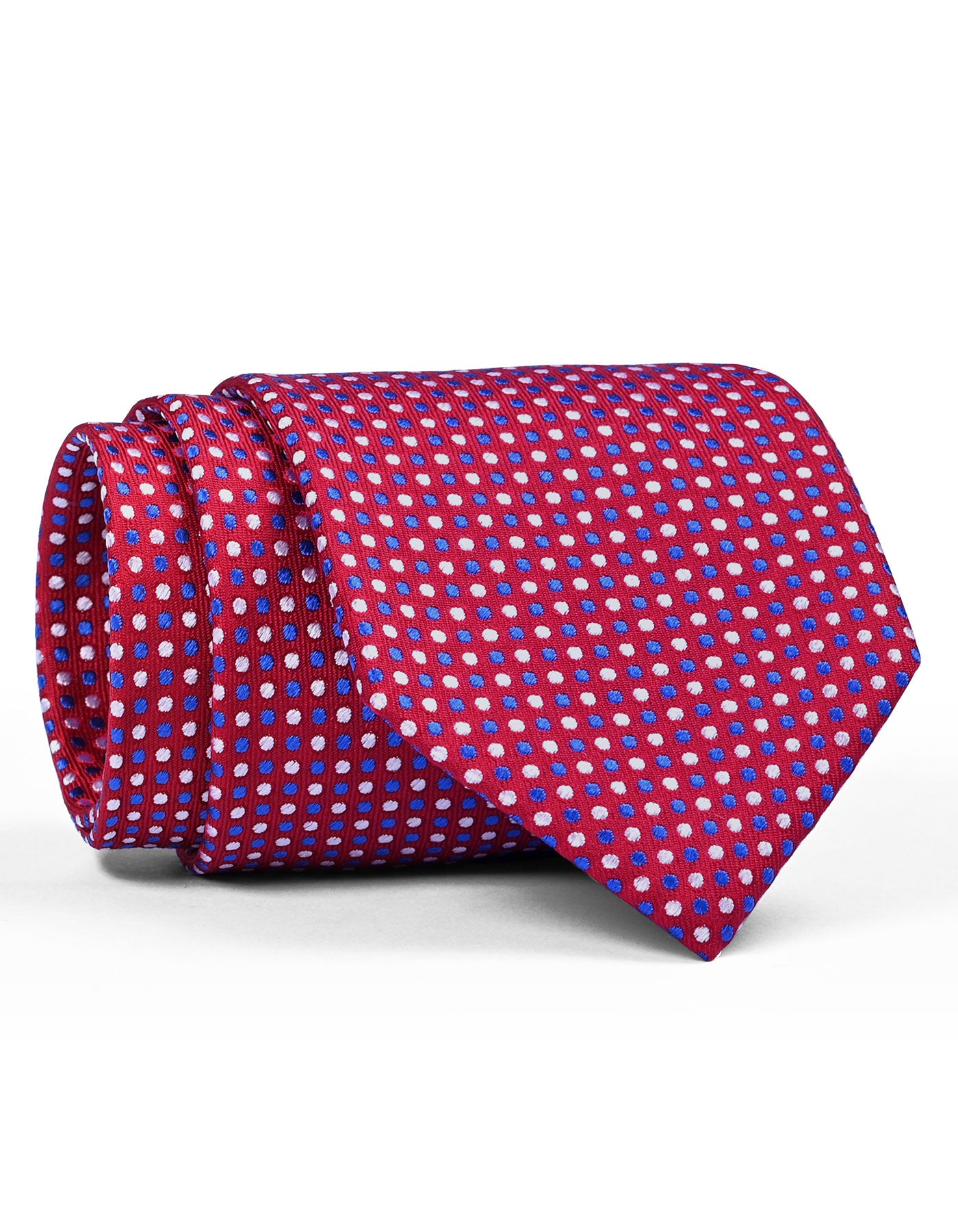 Red Dotted Tie