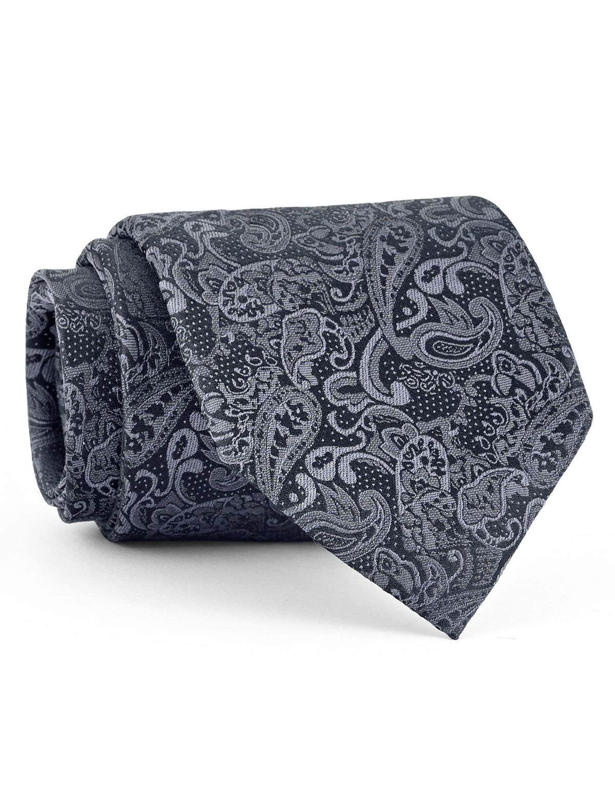 Grey Paisley Tie
