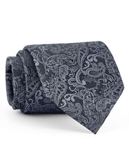 Grey Paisley Tie