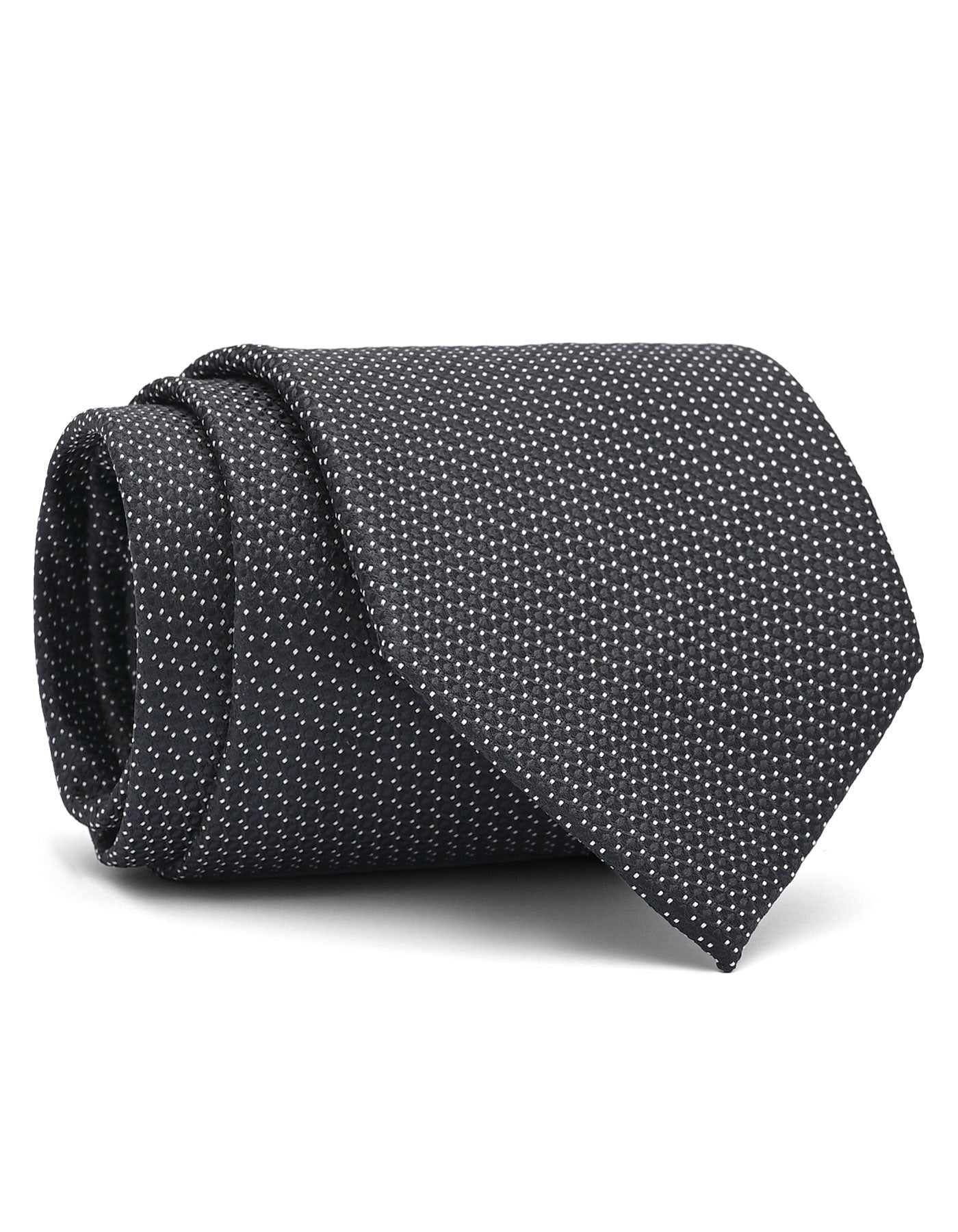 Black Dotted Tie