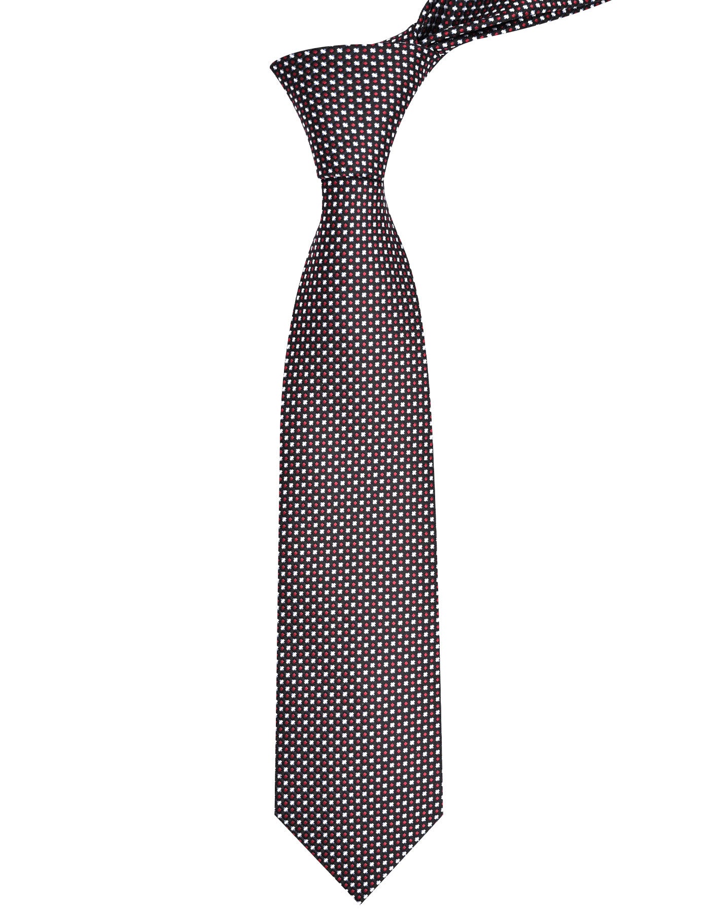Black Geometric Tie