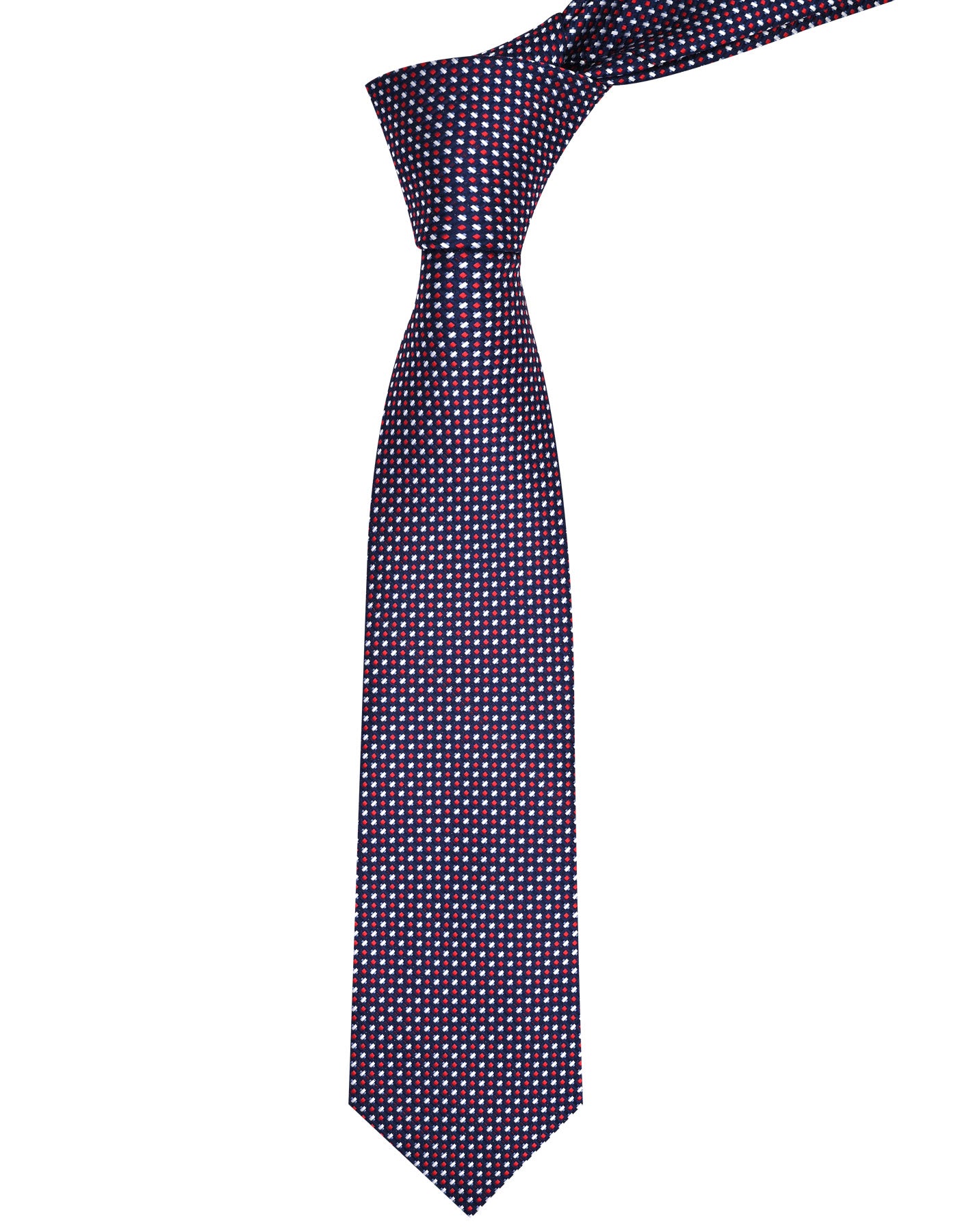 Navy Geometric Tie