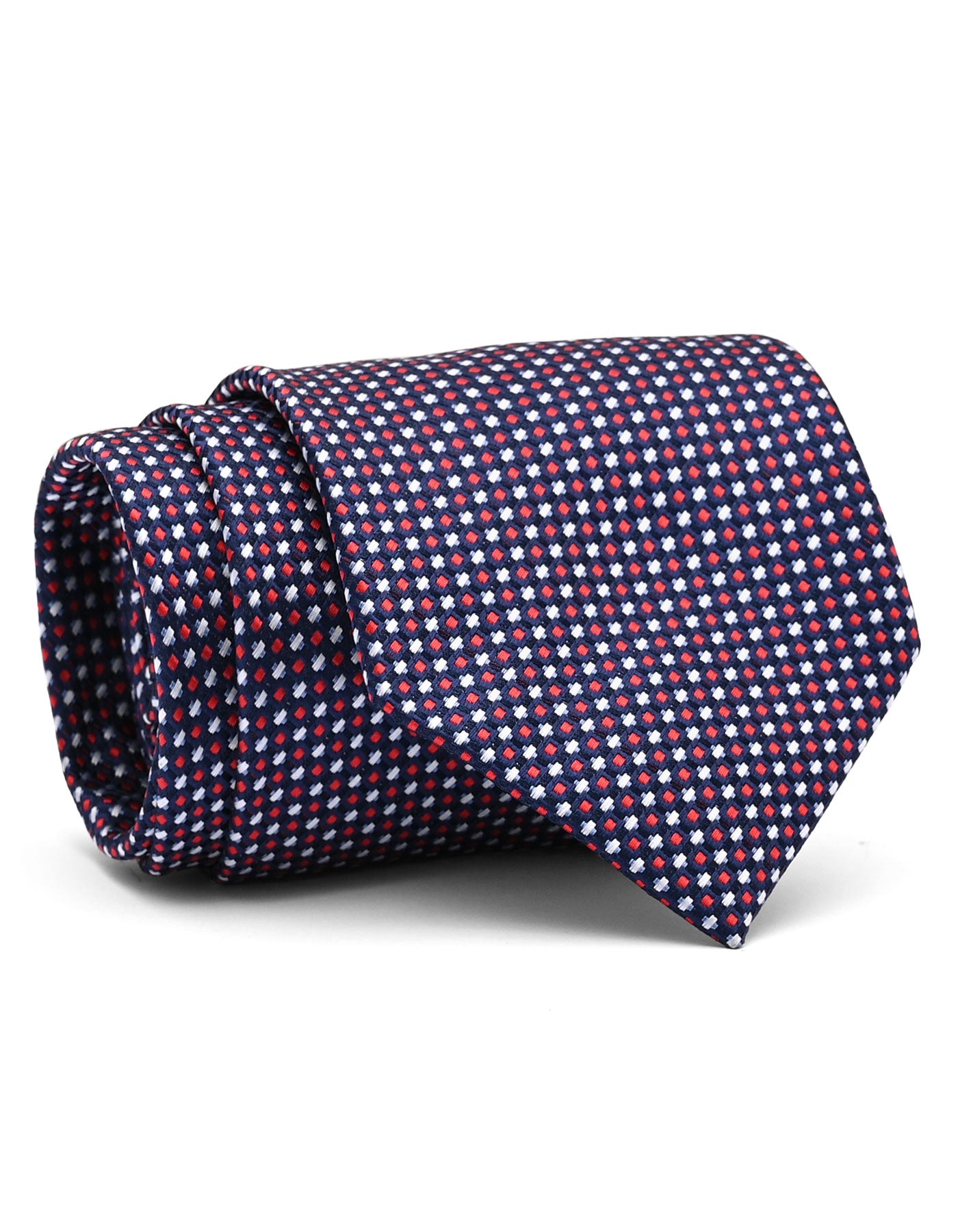 Navy Geometric Tie