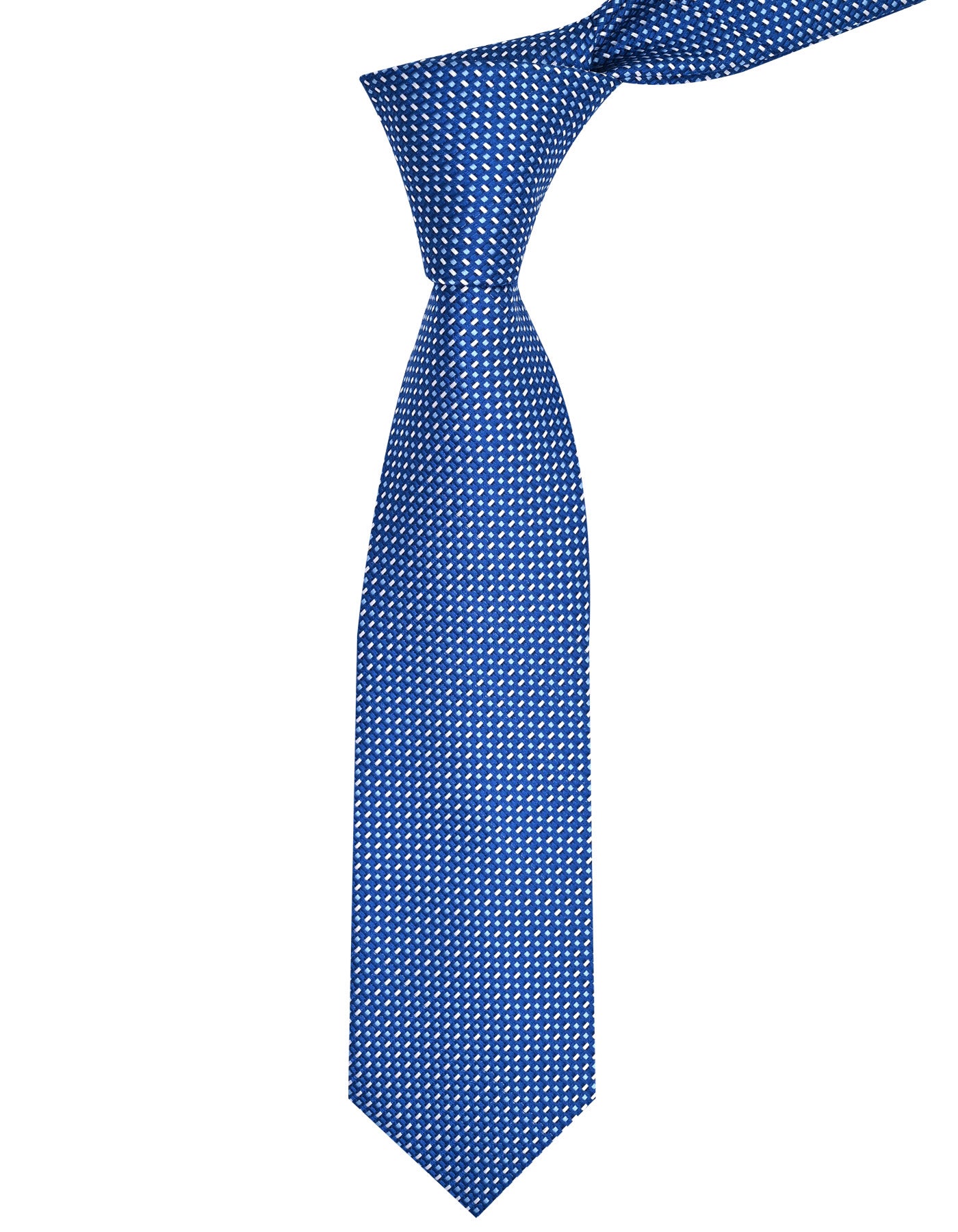 Blue Geometric Tie