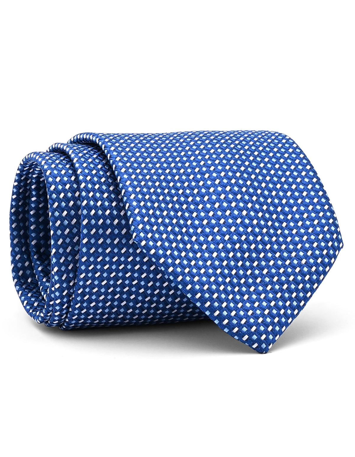 Blue Geometric Tie