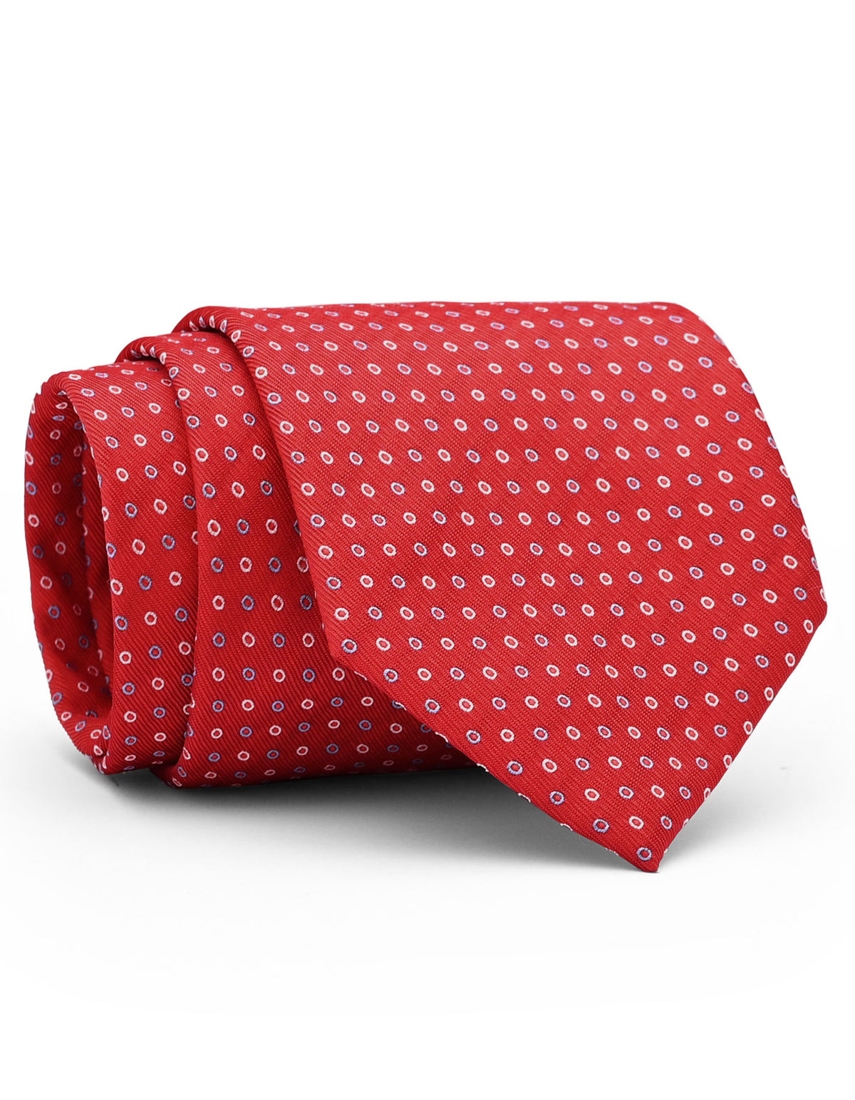 Red Dotted Tie