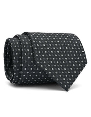 Black Dotted Tie