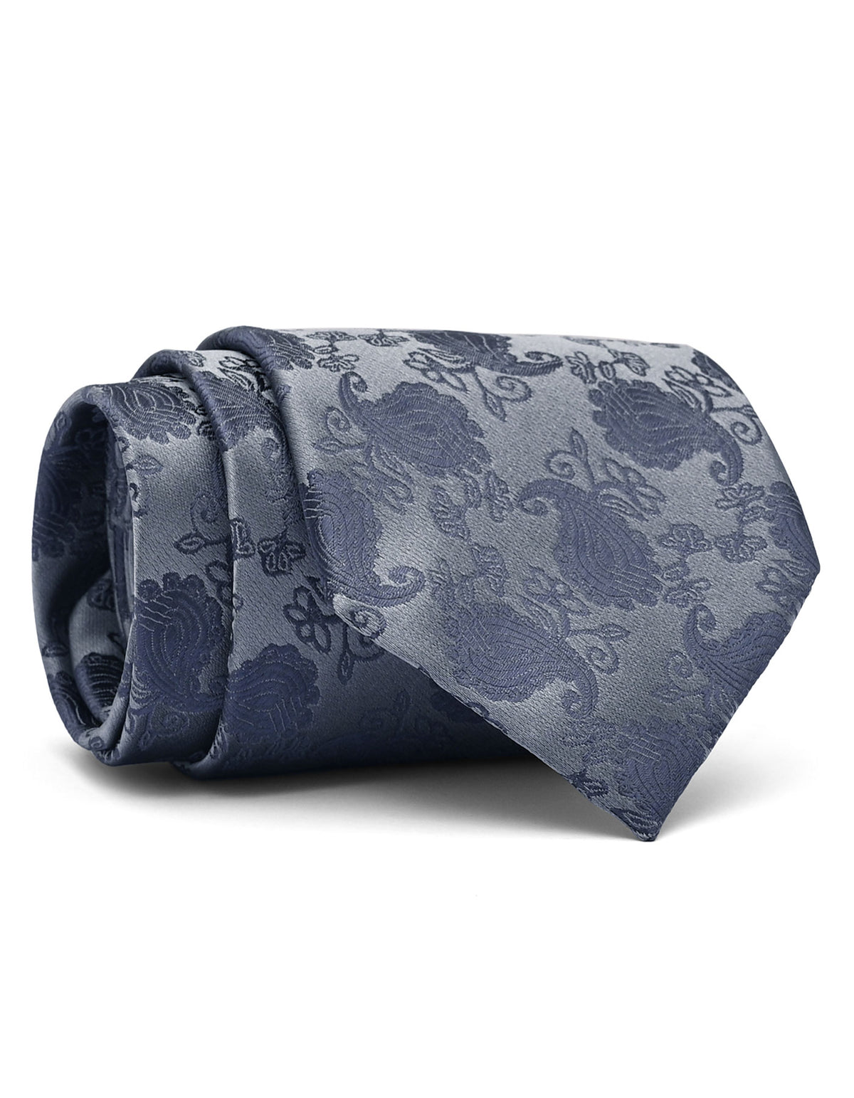 Grey Paisley Tie