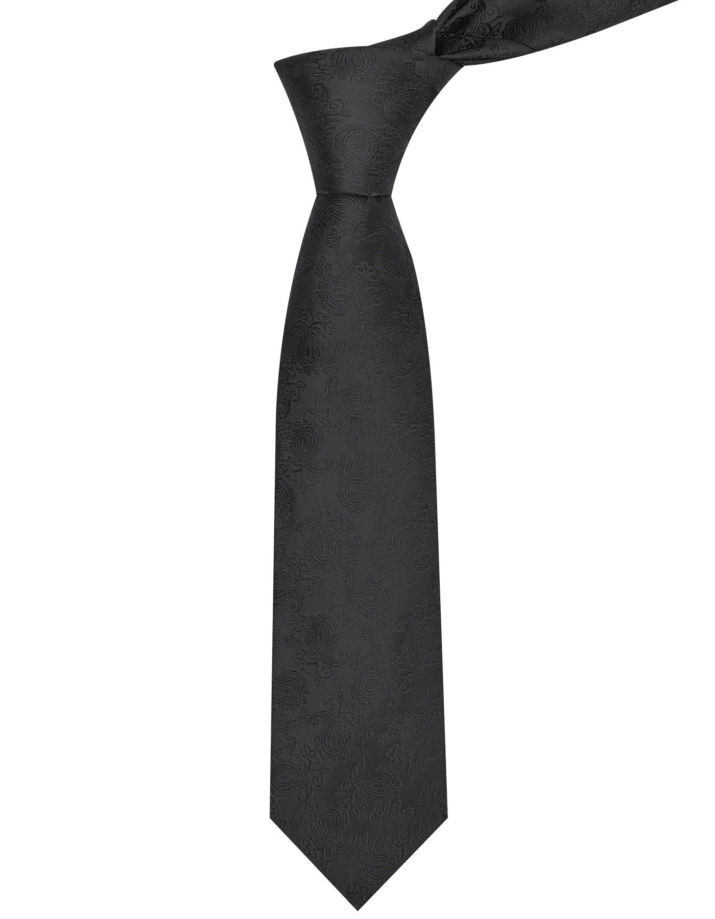 Black Paisley Tie